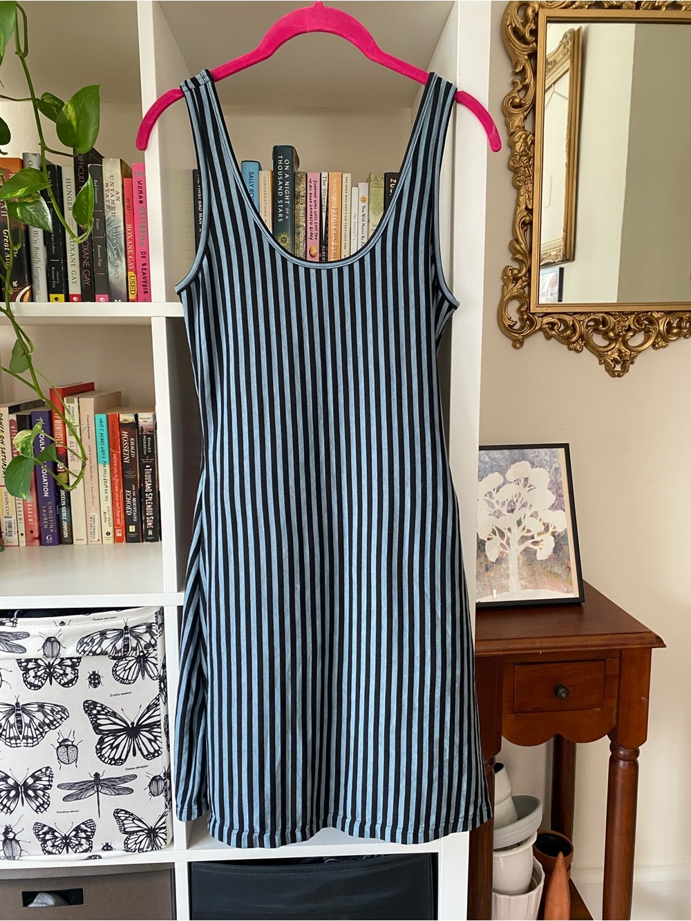 FBC Blue and Black Romper Sample